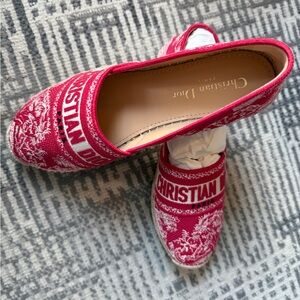 Dior Red Espadrilles for Women
